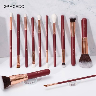 Makeup Supplier Oem & Odm Your Brand Private Label Degradable Antibacterial Makeup Brush Set